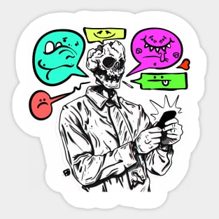 TEXTING Sticker